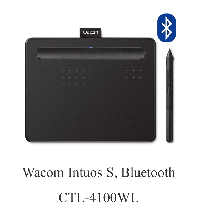 Wacom Intuos S Bluetooth CTL 4100WL Pen Tablet