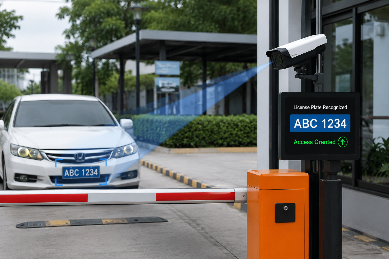 CCTV Plate Reader