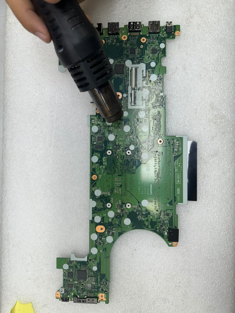 Using Hot Blower